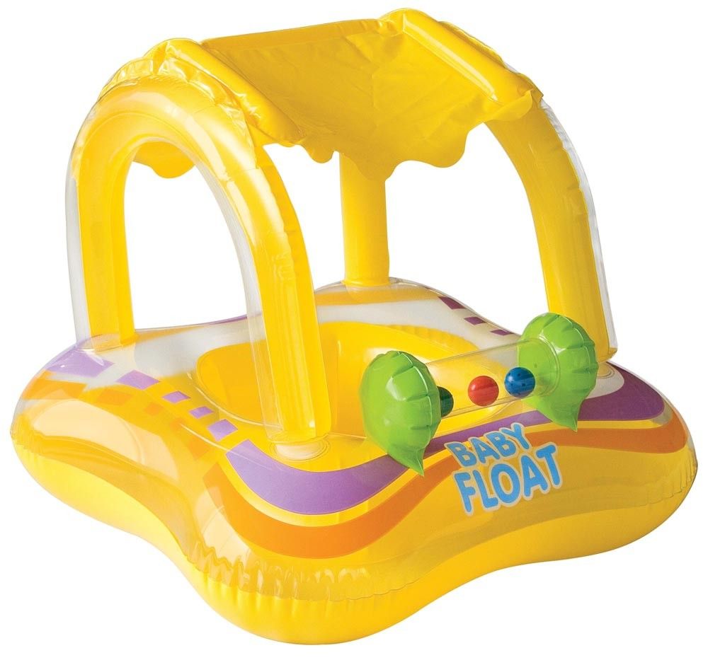 Intex Gölgelikli Baby Float Bebek Simidi Marketpaketi