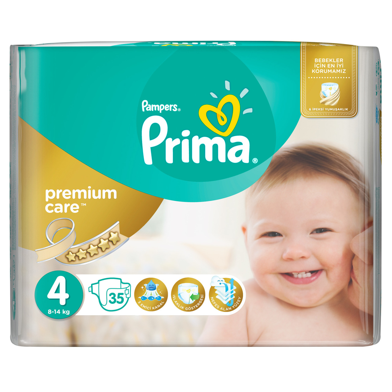 Prima Premium Care Bebek Bezi No4 Maxi 35 Adet Marketpaketi