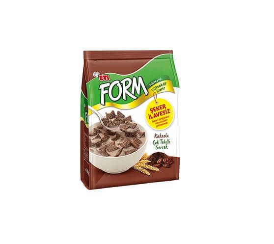 Eti Form Çok Tahıllı Kakaolu Gevrek 350 Gr Marketpaketi