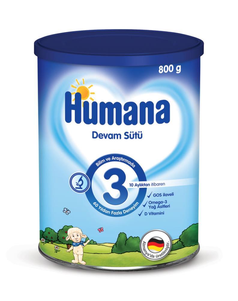 Humana 3 Bebek Sütü 800 gr Marketpaketi