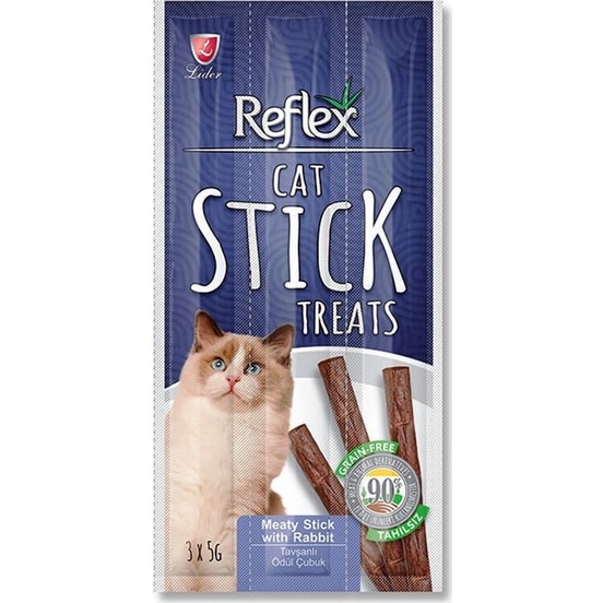 Reflex Tavşanlı Kedi Ödül Maması 5 Gr * 3 Adet Marketpaketi