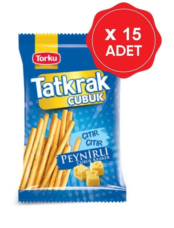 Torku Tatkrak Peynirli Çubuk Kraker 75 Gr x 15 Adet Marketpaketi