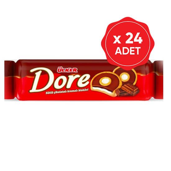 En Uygun Ülker Dore Sütlü Çikolatalı Bisküvi 86 gr Fiyatları