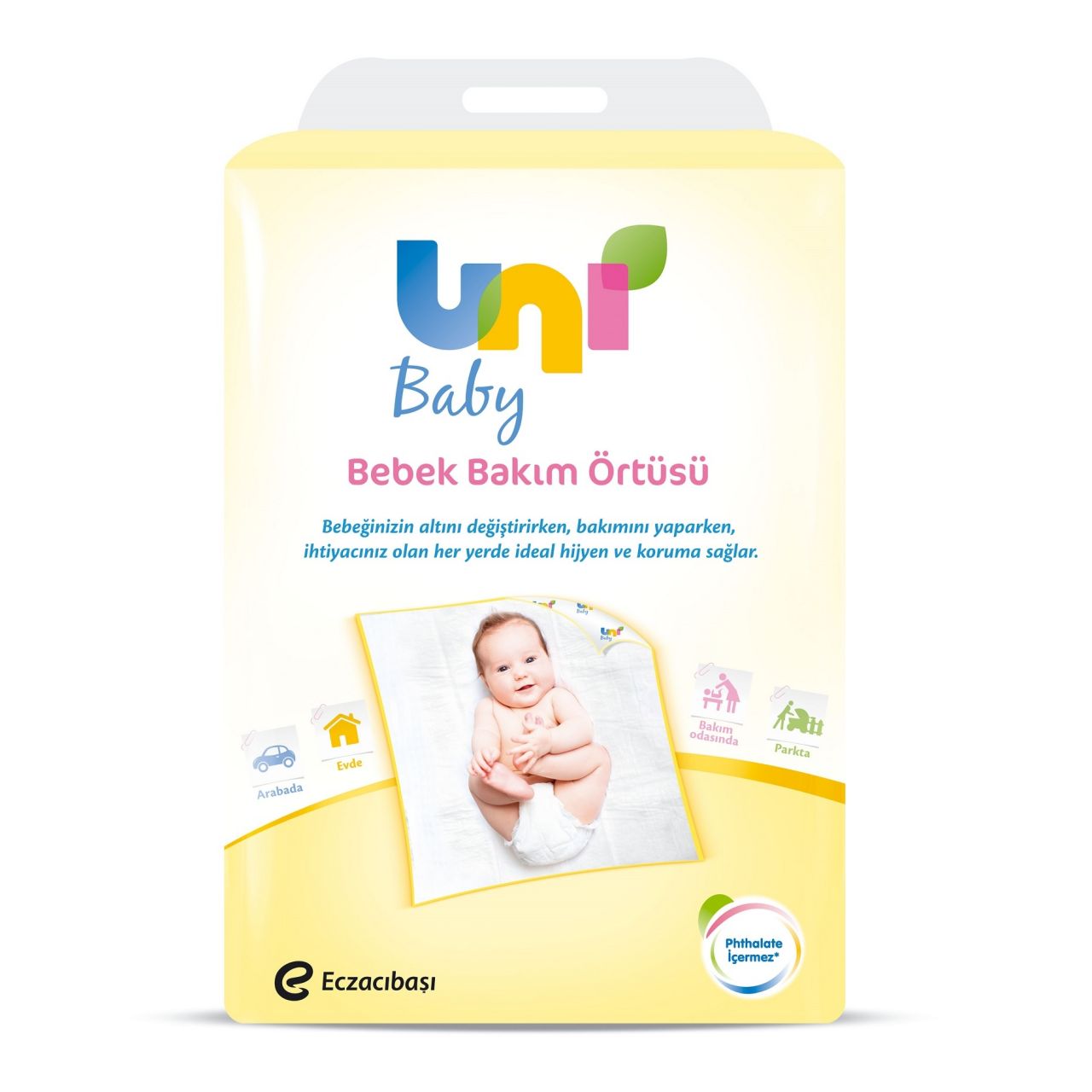 Uni Baby Bebek Bakım Örtüsü 10 Adet Marketpaketi