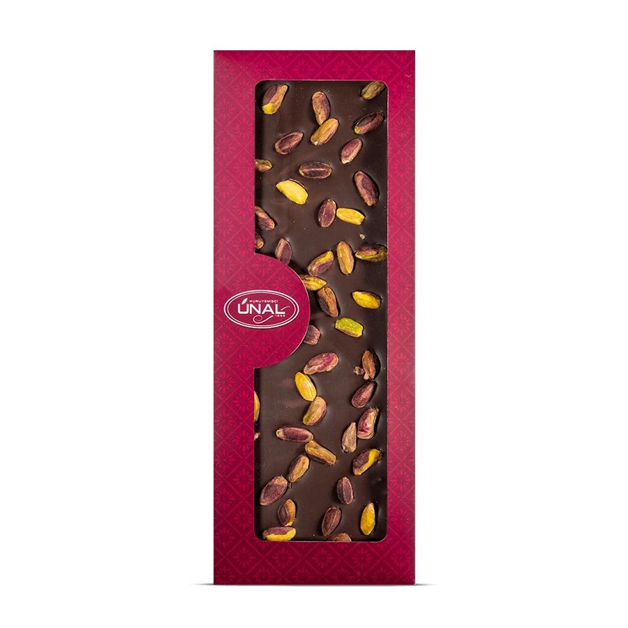 Ünal Kuruyemiş Antep Fıstıklı Bitter Çikolata 180 Gr Marketpaketi