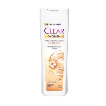 Clear Women Kil Terapisi Arınmış Ve Yumuşak Saçlar Kepeğe Karşı Etkili Şampuan 350 Ml