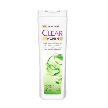 Clear Women Bitkisel Sentez Aloe Vera Ve Çay Ağacı Yağı Kepeğe Karşı Etkili Şampuan 350 Ml