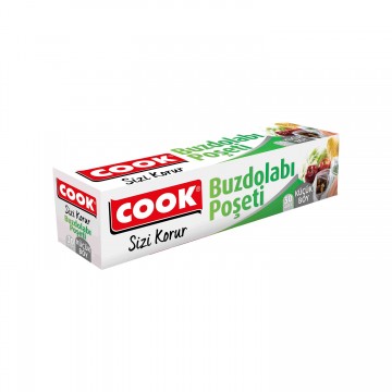 Cook Buzdolabı Poşeti Küçük Boy 20 x 30 cm 30 Adet