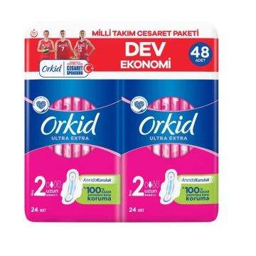 Orkid Ultra Extra Cesaret Paketi Uzun 44 Adet