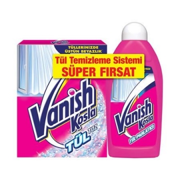 Vanish Tül Temizleme Sistemi (Tül Toz 450 gr ve Tül Parlatıcı 500 ml)