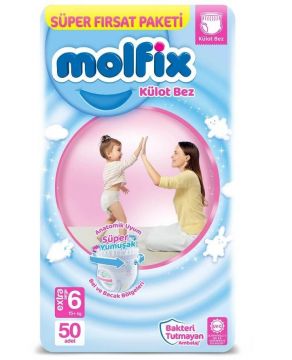 Molfix Külot Bez 6 Beden Ekstra Large 50 Adet