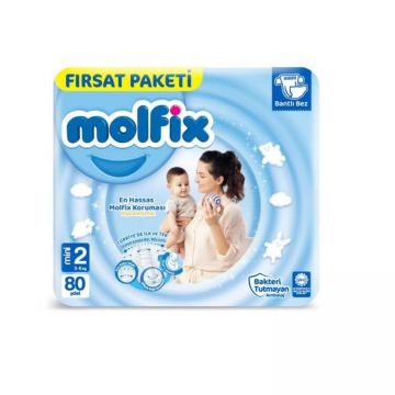 Molfix Fırsat Paketi Mini 2 Beden 80 Adet
