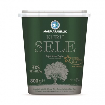 Marmarabirlik Kuru Sele Zeytin 3XS Boy 800 Gr