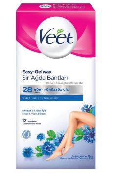 Veet Ağda Bandı Hassas 12'li