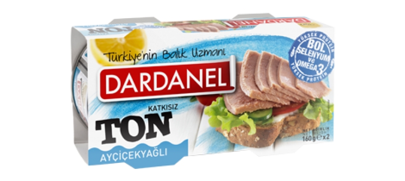 Dardanel Ton Balığı Ayçiçek Yağlı 2 X 150 Gr Marketpaketi 