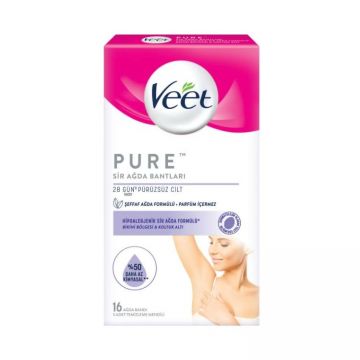 Veet Pure Sir Bikini Ve Koltuk Altı Ağda Bandı 16 Adet