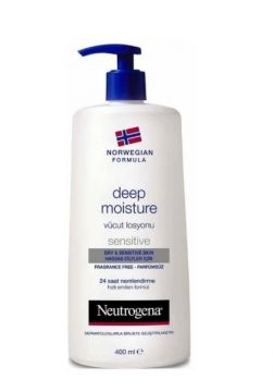 Neutrogena Deep Moisture Parfümsüz Vücut Losyonu Hassas 400 Ml