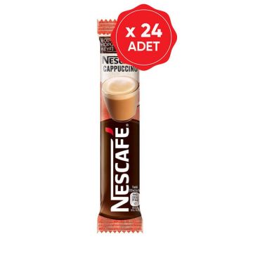 Nescafe Cappuccino Şekerli 14 Gr x 24 Adet