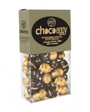 Elit Çikolata Chocoeggy Fındık Krema Dolgulu Sütlü Çikolata 225g