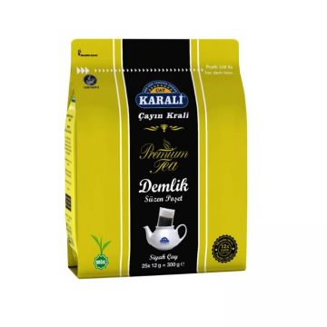 Karali Premium Demlik Poşet Çay 12 Gr x 25 Adet