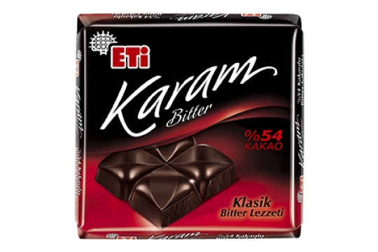 Eti Karam %54 Bitter Tablet Çikolata 60 Gr