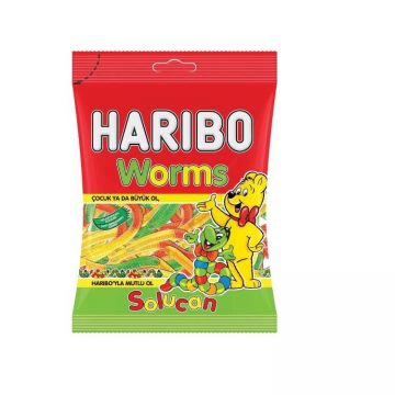 Haribo Worms Solucanlar 80 Gr