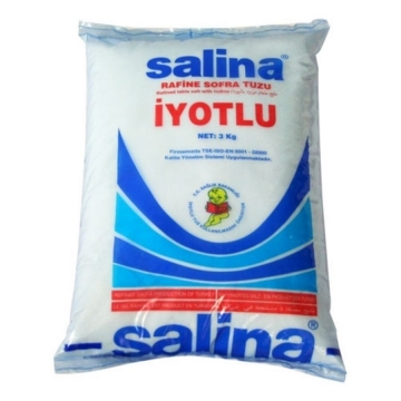 Salina Tuz 3 kg İyotlu