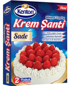 Kenton Krem Şanti Sade 2 x 75 Gr