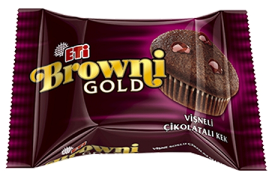 Eti Browni Gold Vişneli Çikolatalı Kek 45 Gr Marketpaketi