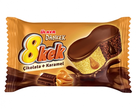 Ülker Dankek 8Kek Çikolata + Karamel 55 Gr