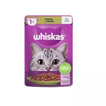 Whiskas Kuzulu Poşet Yaş Kedi Maması 85 Gr