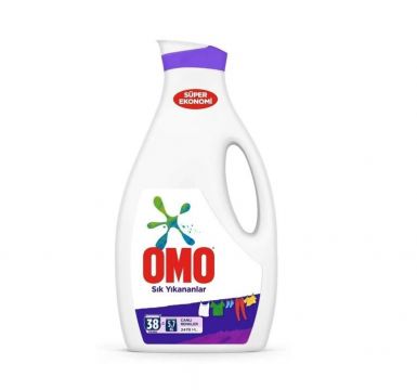 Omo Sıvı Sık Yıkananlar Çamaşır Deterjanı 38 Yıkama 2470 Ml