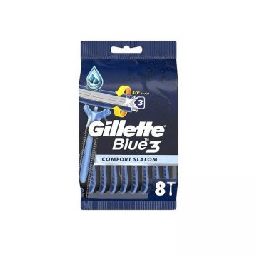 Gillette Blue 3 Slalom Kullan-At Tıraş Bıçağı 6+2 Adet