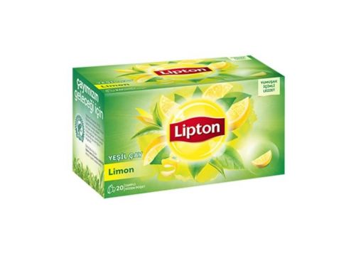 Lipton Bitkisel Yeşil Çay Limonlu 30 Gr