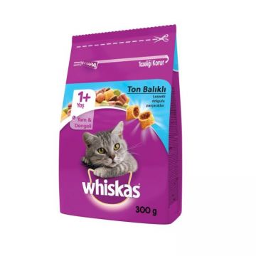 Whiskas Kuru Ton Balıklı Sebzeli Kedi Maması 300 Gr