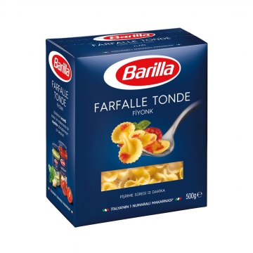 Barilla Farfalle Tonde Fiyonk Makarna 500 Gr