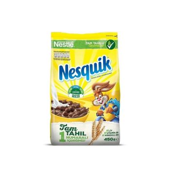 Nesquik Çikolatalı Buğday ve Mısır Gevreği 450 Gr