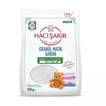 Hacı Şakir Bebek Çamaşır Deterjanı Granülmatik 1000 Gr