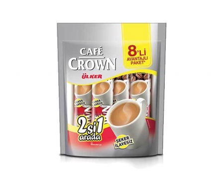 Ülker Cafe Crown 2 si 1 Arada Şekersiz 8 Adet