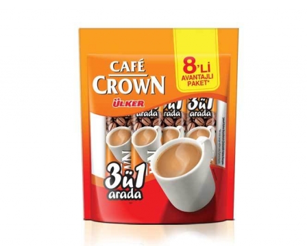 Ülker Cafe Crown 3 ü 1 Arada 8 Adet