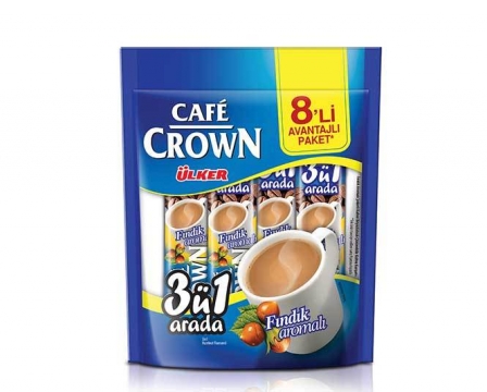 Ülker Cafe Crown 3 si 1 Arada Fındıklı 8 Adet