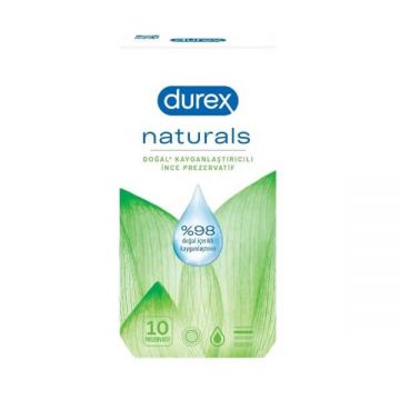 Durex Naturals Prezervatif 10 Adet