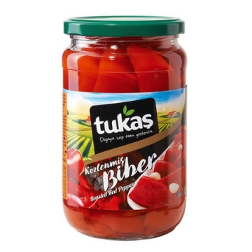 Tukaş Közlenmiş Biber 650 Gr