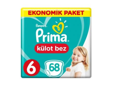 Prima Külot Bebek Bezi 6 Beden 68 Adet