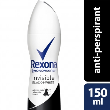 Rexona Deo Sprey Invisible Black White 150 Ml