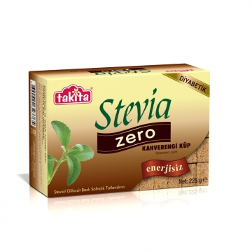 Takita Stevia Zero Kahverengi Küp Tatlandırıcı 225 gr