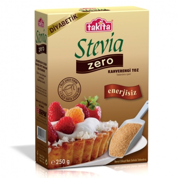 Takita Stevia Zero Kahverengi Toz Tatlandırıcı 250 gr