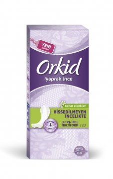 Orkid Yaprak İnce Bahar Çiçekleri Ultra İnce 20 Adet