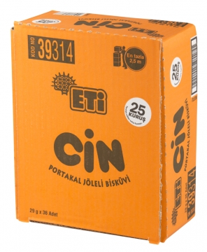 Eti Cin Portakal 25 gr x 36 Adet