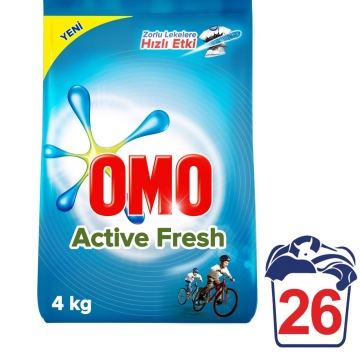 Omo Matik Active Fresh 4 kg 26 Yıkama